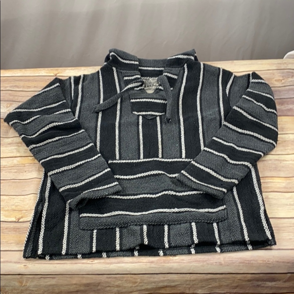 Original Senor Lopez hoodie poncho drug rug